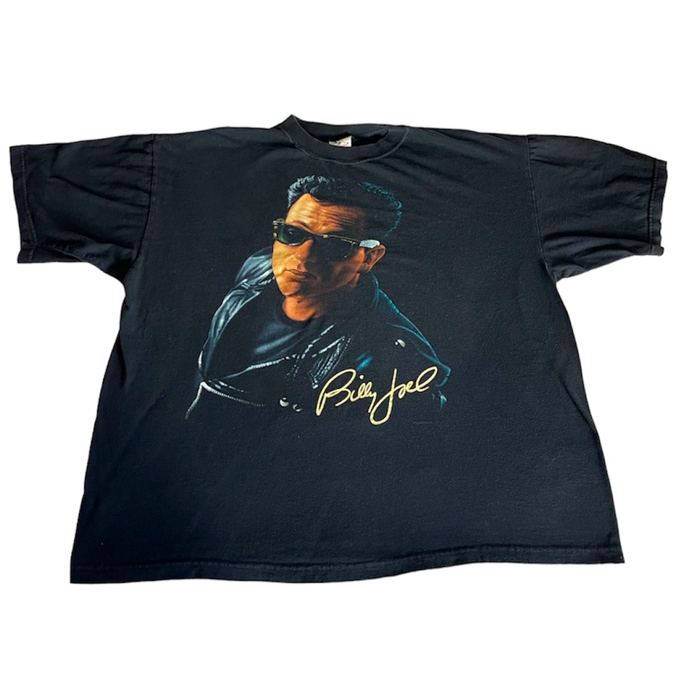 Billy Joel Vintage 90s Adult XL Oversized Short Sleeve Tee Shirt